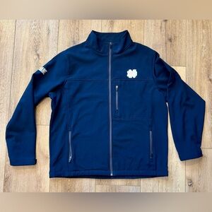 Men's Campus Heritage Notre Dame Full Zip Navy Jacket Size Large